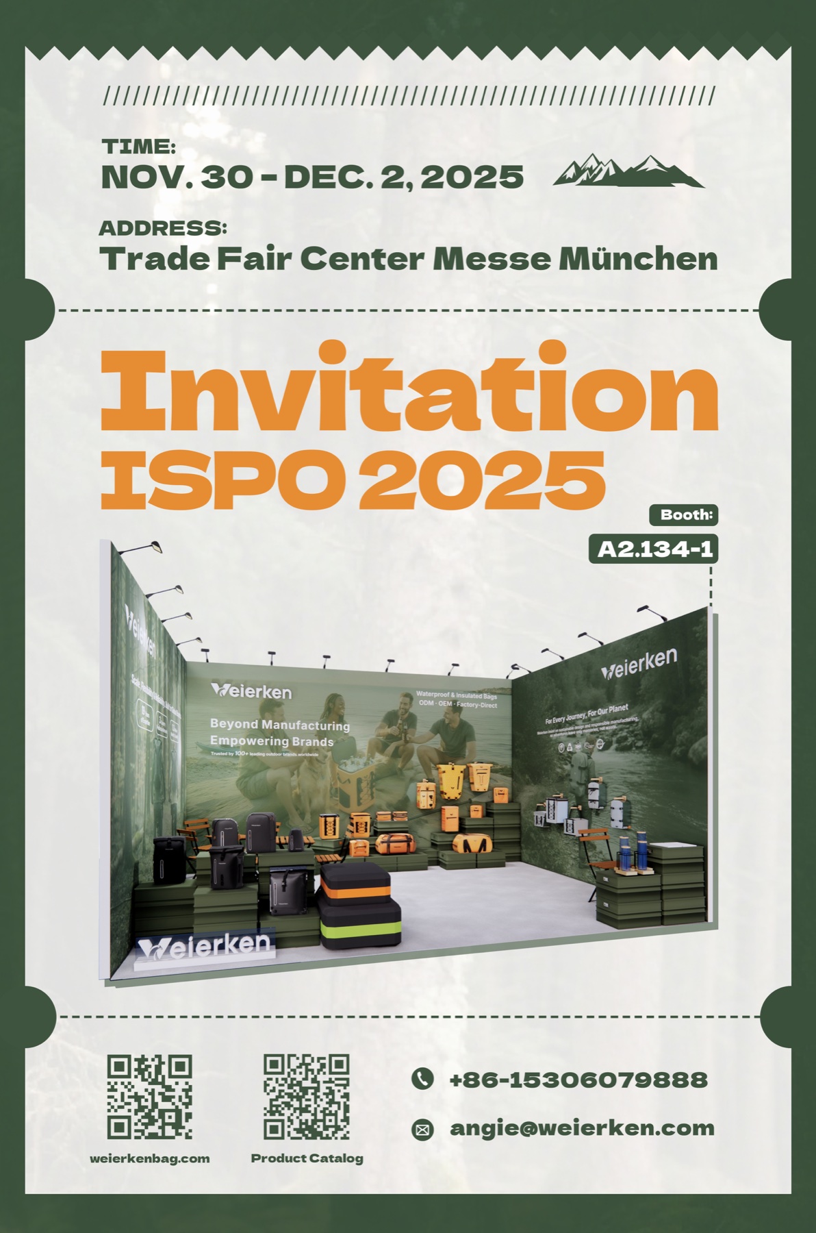 ISPO 展会邀请函海报